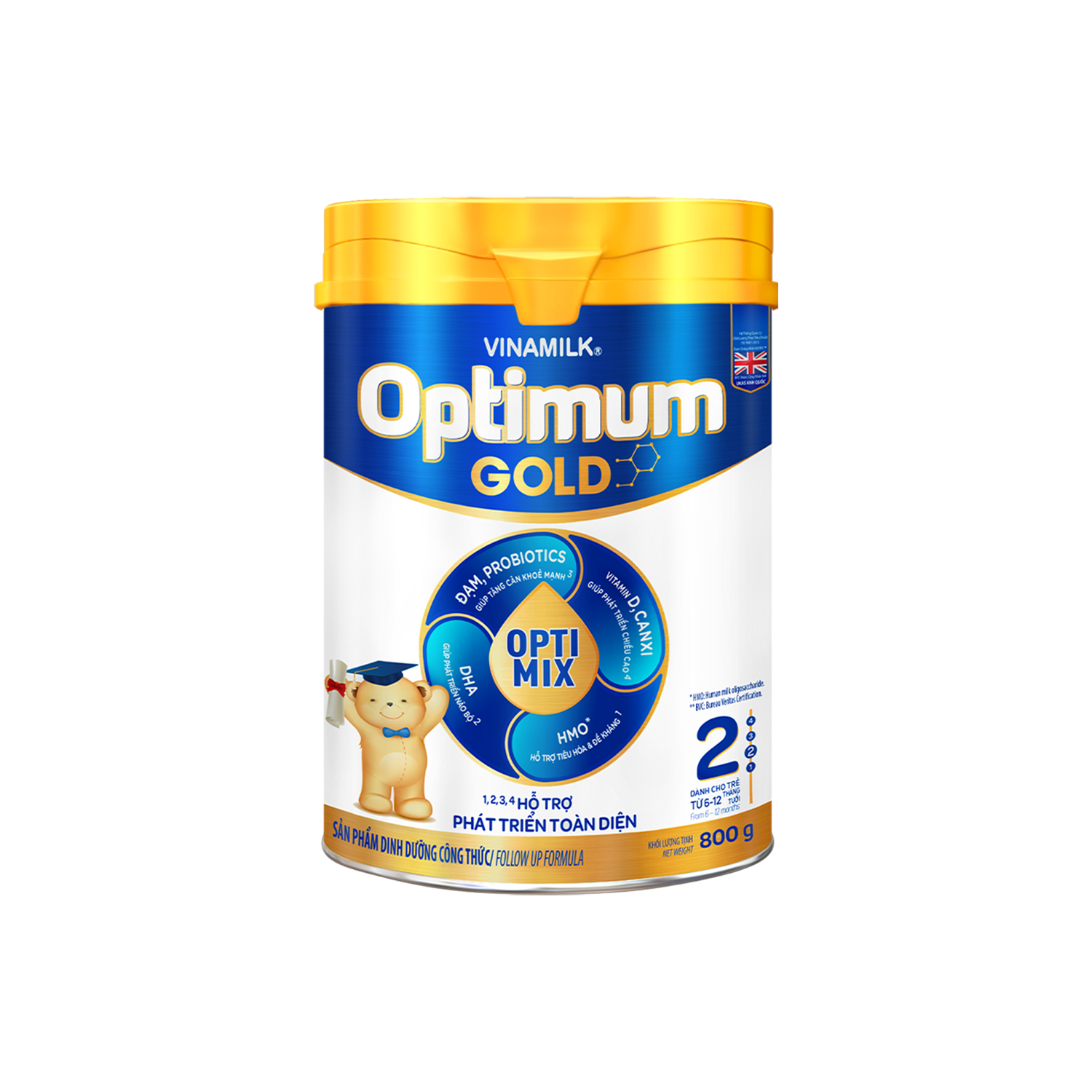 Sữa bột trẻ em Optimum Gold 2 (6-12 tháng)